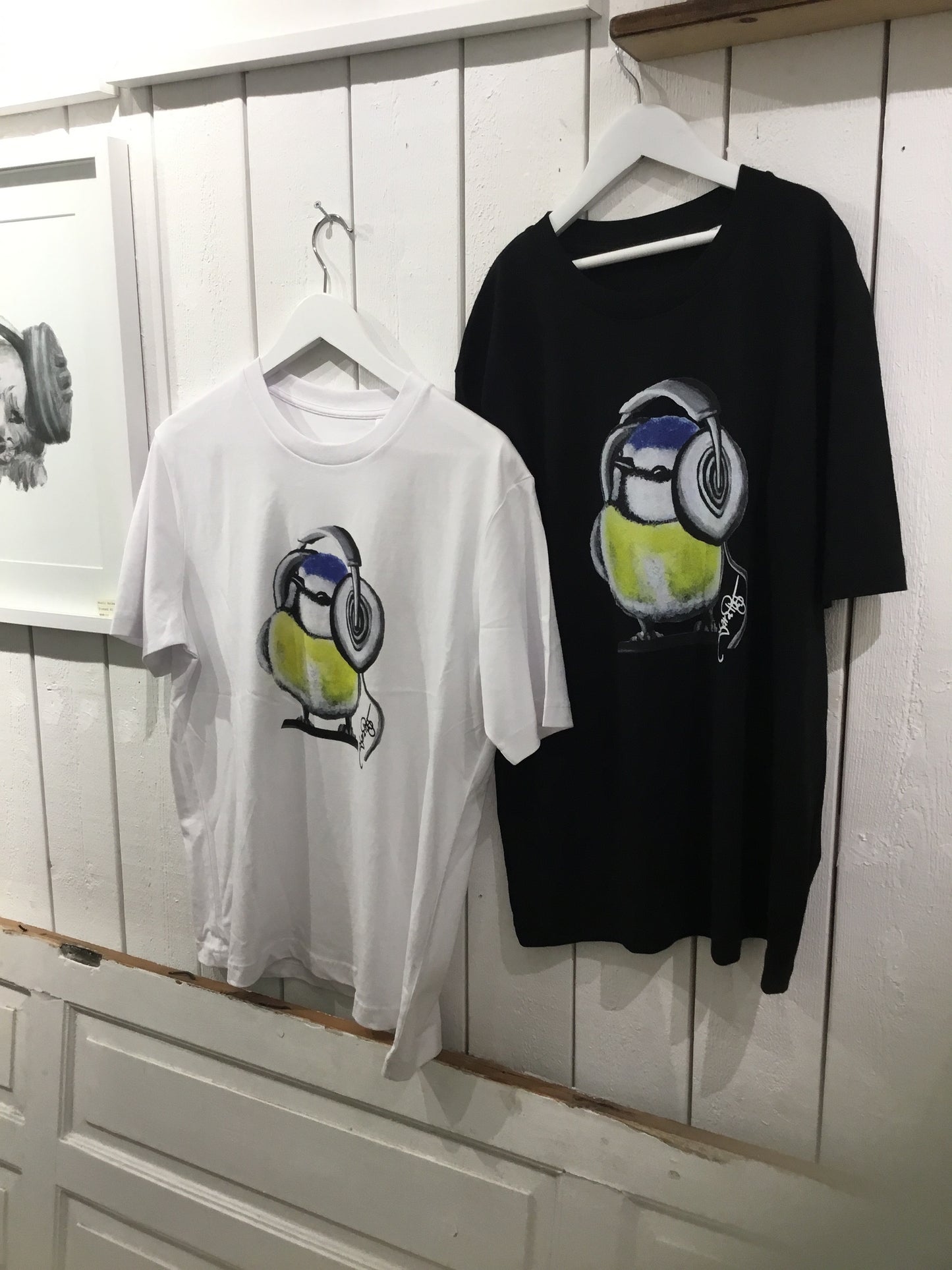 Music bird t-shirt