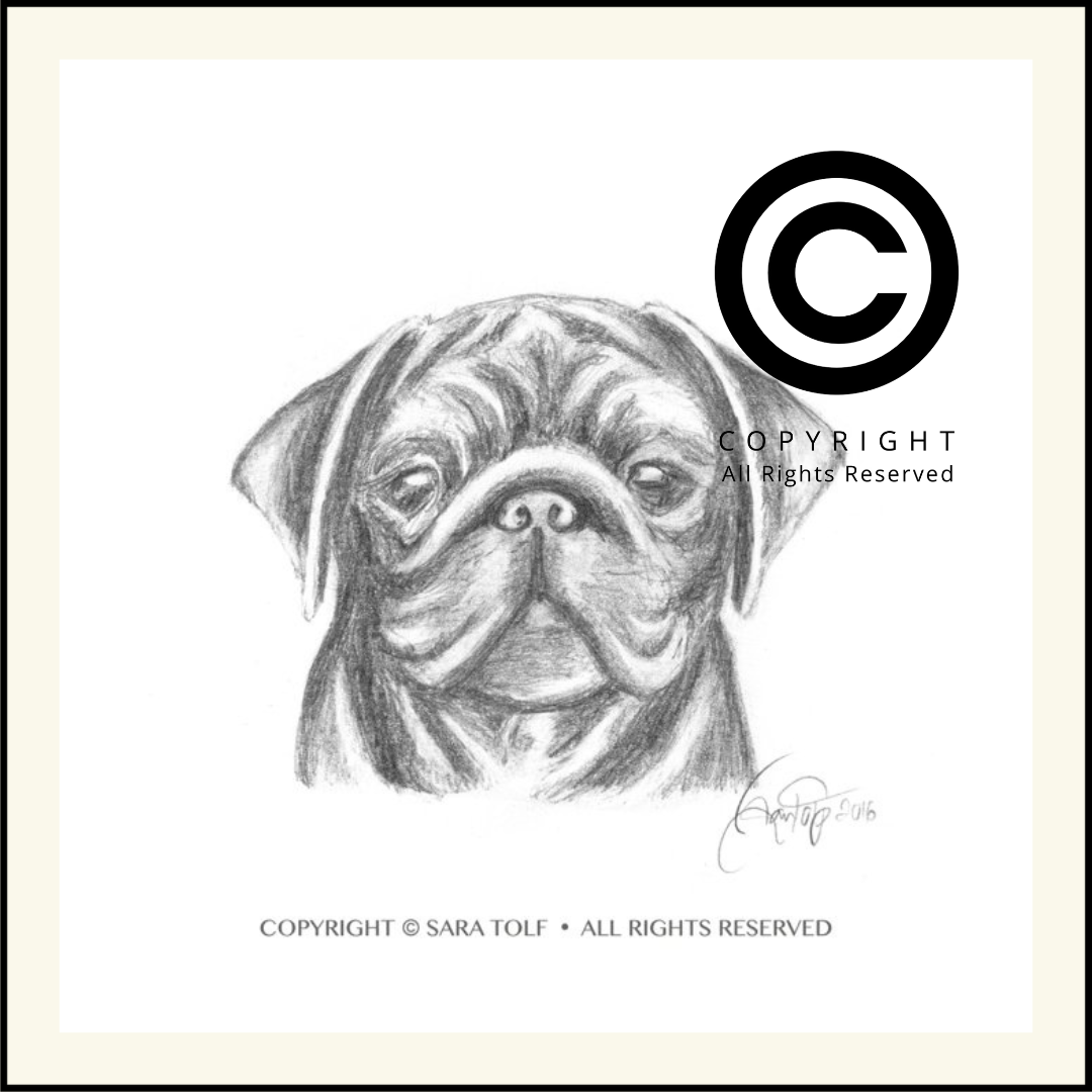 "Pug" Print