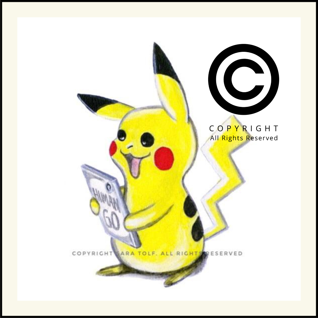 "Pikachu" Print