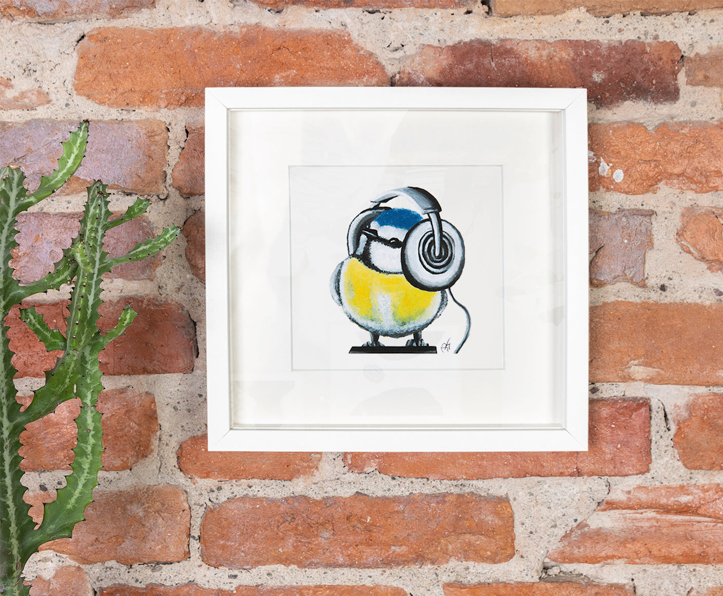 "Music bird" print